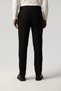 Long Tongue Waist Buckle Detailed Black Fabric Trousers 2351-07 - 6