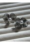 Leyla Pearl Detail Flower Earrings - 2