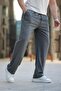 Anthracite Adjustable Waist Relaxed Cut Men's Trousers E6564 - 3