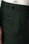 Long Tongue Waist Buckle Detailed Khaki Fabric Trousers 2351-10 - 4