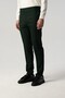 Long Tongue Waist Buckle Detailed Khaki Fabric Trousers 2351-10 - 5