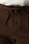 Elastic Waist Jogger Brown Trousers 2360-30 - 3