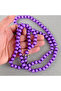 9mm Purple Prayer Rosary - Monomer 99% Curing Cut - 2