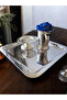 Presentation Tray 21*21/ Turkish Delight Cup/ Rose Bucket/ Velvet Rose Set -(WORD, ENGAGEMENT, DESIGN, COFFEE PRESENTATION) - 2