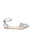 Genuine Leather Women's Ankle Strap Colorful Sandals