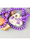 9mm Purple Prayer Rosary - Monomer 99% Curing Cut - 6