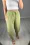 Seersucker Shalwar Balloon Trousers - 4