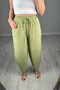 Seersucker Shalwar Balloon Trousers - 8
