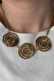 Waves of Gold Steel Necklace - 3