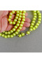 99 Monomer Kuvealmış 9mm Prayer Rosary Light Green - 4