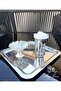 Presentation Tray 21*21/ Turkish Delight Cup/ Rose Bucket/ Velvet Rose Set -(WORD, ENGAGEMENT, DESIGN, COFFEE PRESENTATION) - 2