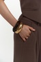 Pailey Backless Brown Vest Pants Set - 7