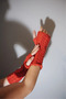 Hand Knitted Gloves - Pink - 3