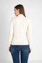 بلوزة نسائية بأكمام طويلة من الليكرا مكونة من قطعتين - 7
