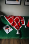 Red Touch Blanket & Throw Pillow Set - 4