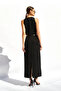Lefon Women's Midi Back Slit Belted Skirt Vest Set - 2