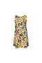 Cheerful Mushroms Girl's Patterned Sleeveless Dress - 3