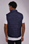 Men's Kim Regular Fit Stand Collar Pocket Quilted Puffer Vest Cobalt Blue - 4