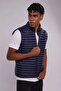 Men's Kim Regular Fit Stand Collar Pocket Quilted Puffer Vest Cobalt Blue - 2