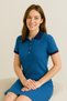 Women's Polo Neck Short Sleeve Dress Cobalt Blue - 4