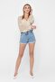 Cuba Life Paperbag Denim Shorts - 5