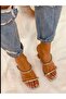 Hologram Stone Detailed Heeled Slippers - 3