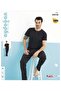 Aydogan Men's Modal Short Sleeve Pajama Set - 3