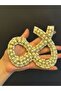 Zircon Stone Pearl Arma Sewing Applique Accessory 12X12 cm