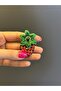 5X3 cm Beading Strawberry Embroidered Sewing Applique - 4