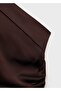 Asymmetrical Satin Dress with Side Slits - 8