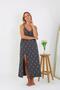 Fashion Line Women's Plus Size Rope Strap Long Nightgown 12112 - 2