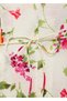 Slim-Fit Blouse with Floral Buttons - 6