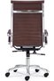 Fully Assembled Ergonomic Heavy Duty Faux Leather Office Chair - Dark Brown - 3