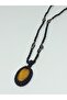 Honey Calcite Natural Stone Handmade Macrame Ethnic Necklace No 2 - 2