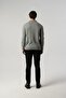 Polo Neck Buttoned Gray Cotton Knitwear 9054-05 - 5