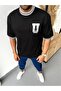 Usa Embroidered Oversize Unisex T-Shirt - 6