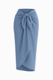 Medina Silk Pareo - See through Beach Dress - Soft Flowy Fabric