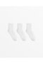 3-Piece Cotton Seamless Throat Rubber Braided Knitwear Sports (Ankle Booties) Socks