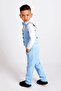 Boys' Tuxedo Suit Set with Vest and Bow Tie - 4