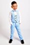 Boys' Tuxedo Suit Set with Vest and Bow Tie - 2