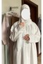 Dowry Hand Embroidered Prayer Dress Suit - 4