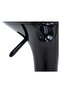 Set Of 2 Gloss Adjustable Height Round Swivel Scoop Bar Chairs High Back Black - 3