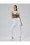 Beautiful White Laser Detailed High Waist Skinny Jeans - 4