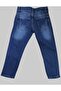 Boy's Denim Blue Serrated Ligrasless Jeans - 2