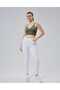 Beautiful White Laser Detailed High Waist Skinny Jeans - 2