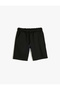 black Basic Shorts
