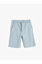blue Basic Shorts