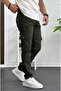 Men's Cargo Pants with Side Pockets Stone Khaki Black Buttoned Lycra Stretchy Comando - 3