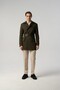 Khaki Trench Coat with Epaulettes and Belt