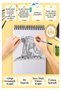 A5 Ring Binder Sketchbook Spral 50 Sheets Pencil Drawing Set Fatih Graduated Pencil Dough Eraser Exam - 2